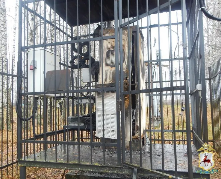Нижегородские полицейские установили подозреваемых в поджоге базовой станции сотовой связи