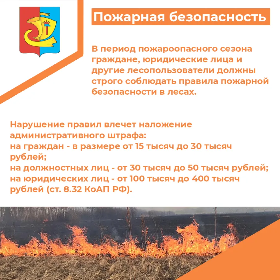 В Павловском округе и еще 19 округах Нижегородской области начитается пожароопасный сезон