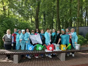 В Павлове, в парке имени 40-летия ВЛКСМ, высадили аллею елей – наш город присоединился к Всероссийской акции «Зелёная волна»