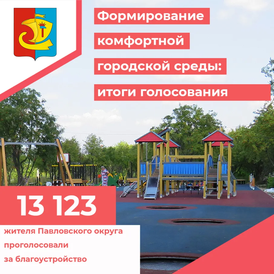 Завершилось Всероссийское рейтинговое онлайн-голосование за объекты благоустройства.