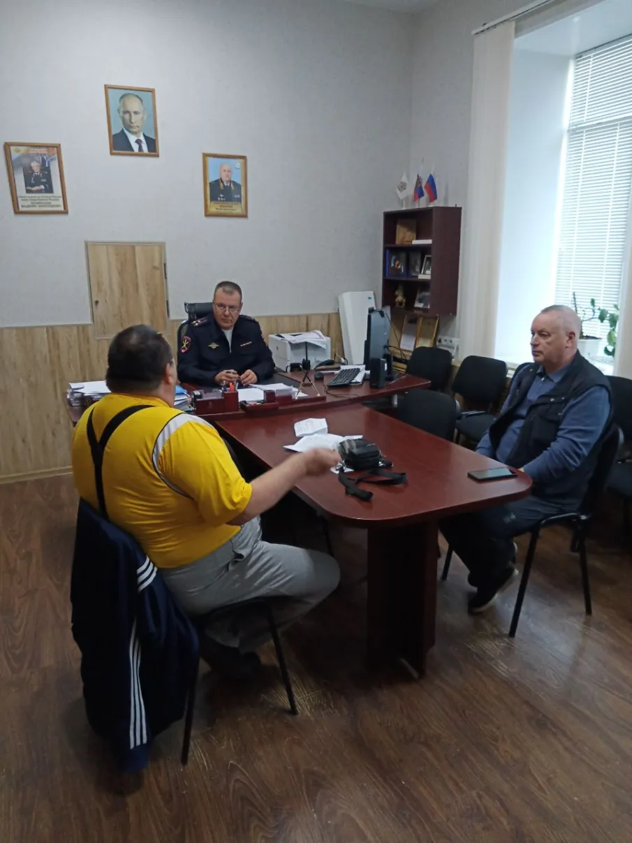 Начальник межмуниципального отдела МВД России «Павловский» совместно с председателем Общественного совета провели личный прием граждан