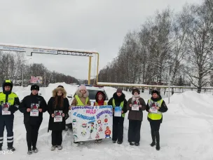 Акция под названием «Культура вождения» прошла в поселке Сосновское