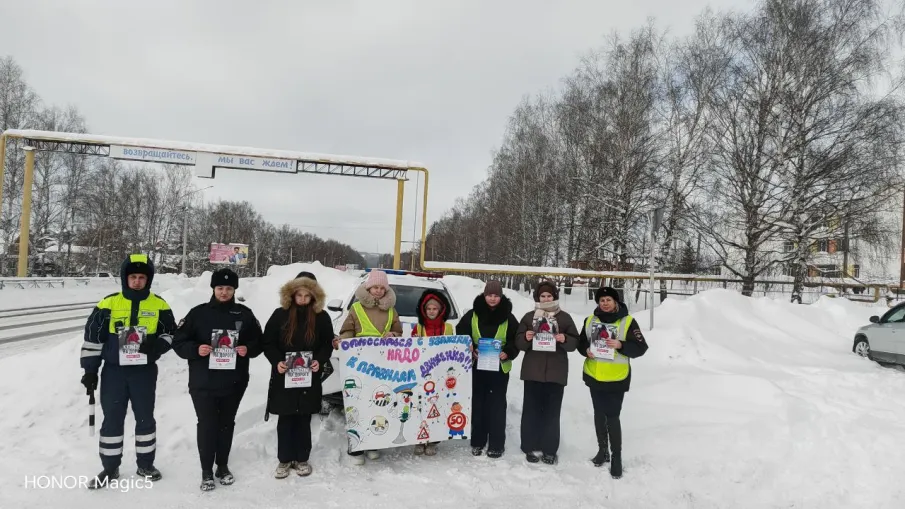 Акция под названием «Культура вождения» прошла в поселке Сосновское