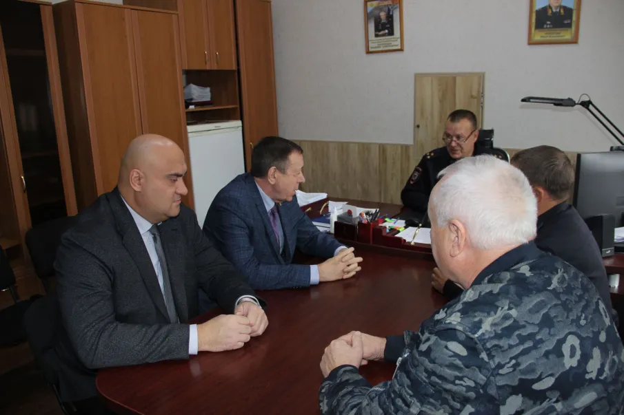 Председатель Общественного совета региональной полиции посетил территориальный ОВД