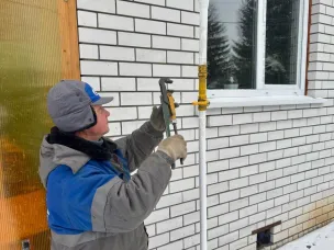 Голубое топливо пришло в деревню Меленки