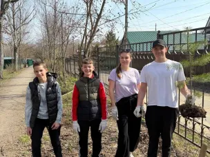 60 саженцев сосен и берез посадили в парке «Дальняя круча», чтобы создать «Аллею Памяти»